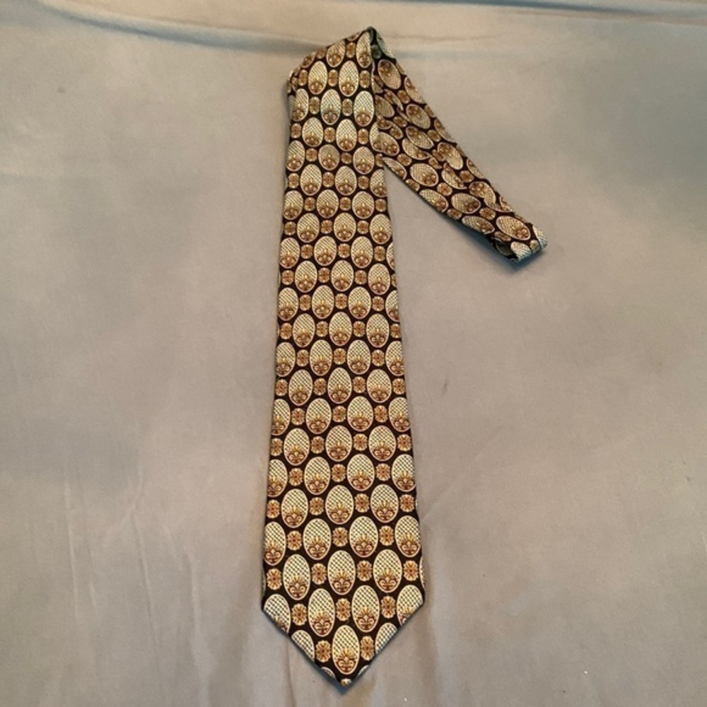 Cotswold Collection Mens Necktie Designer Black/silver  Accessory